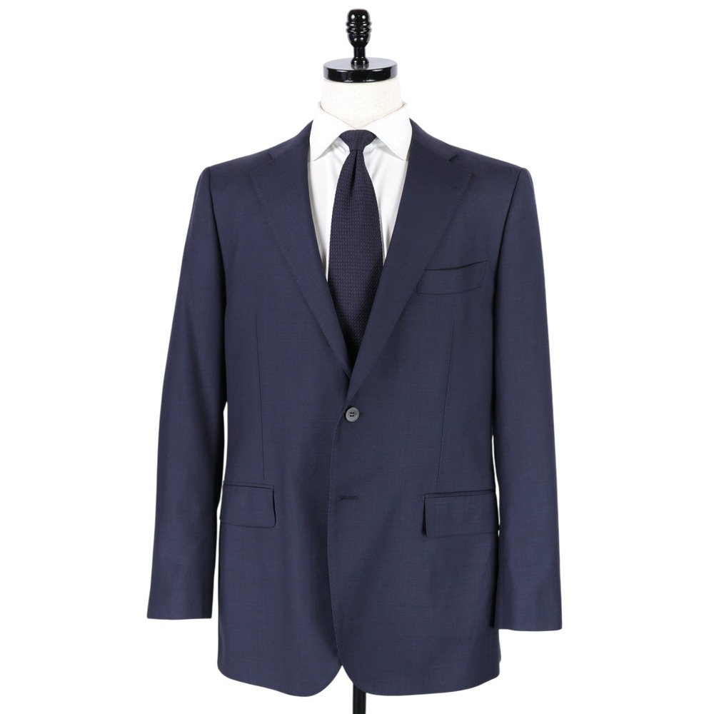 SuitSupply Suit 44L Blue Perennial Vitale Barberis Canonico 110's Wool